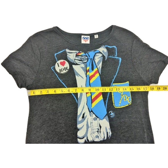 OFFERS ✅ I LOVE AC/DC S Long Graphic Band T Shirt Dress - Picture 4 of 8